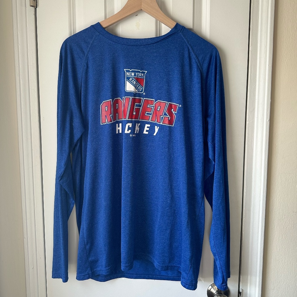 New York Rangers Performance Long Sleeve Shirt